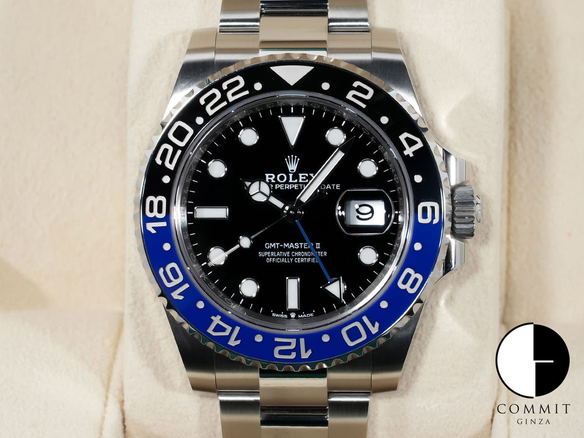 ロレックス GMTマスターII Ref.126710BLNR ステンレススチール ブラック文字盤 オイスターブレスレット
