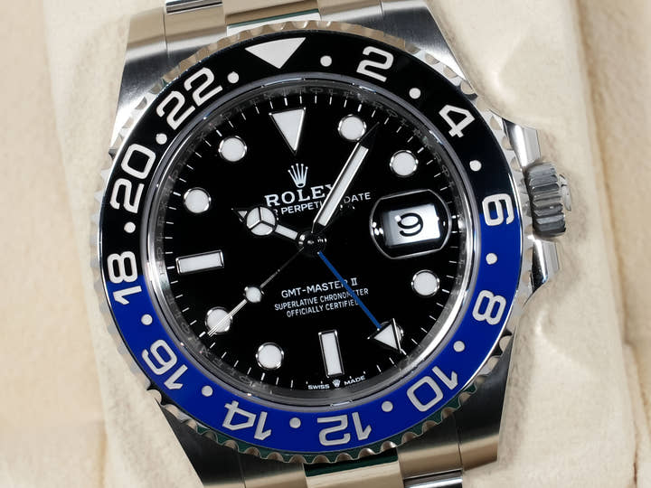 ロレックス GMTマスターII Ref.126710BLNR ステンレススチール ブラック文字盤 オイスターブレスレット