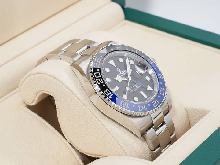 ロレックス GMTマスターII Ref.126710BLNR ステンレススチール ブラック文字盤 オイスターブレスレット