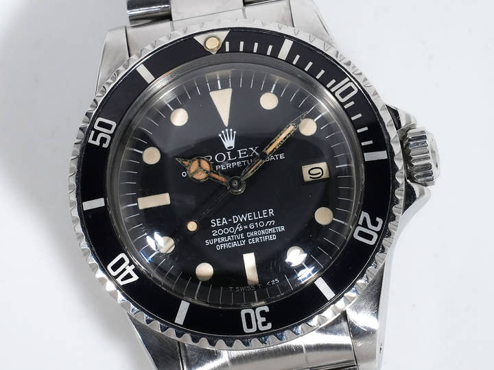 Rolex Sea-Dweller Ref. 1665 Stainless Steel Black Dial
