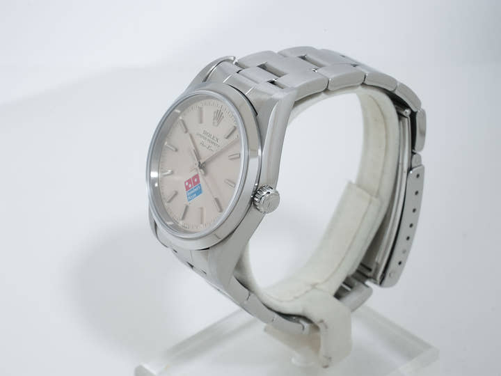 ロレックス エアキング ドミノピザ Ref.14000 ステンレススチール シルバー文字盤