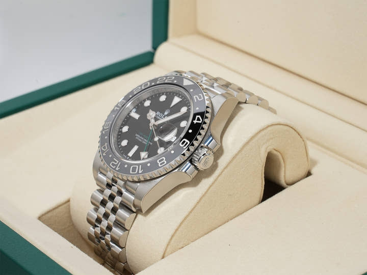 ロレックス GMTマスターII Ref.126710GRNR ステンレススチール ブラック文字盤 ジュビリーブレスレット