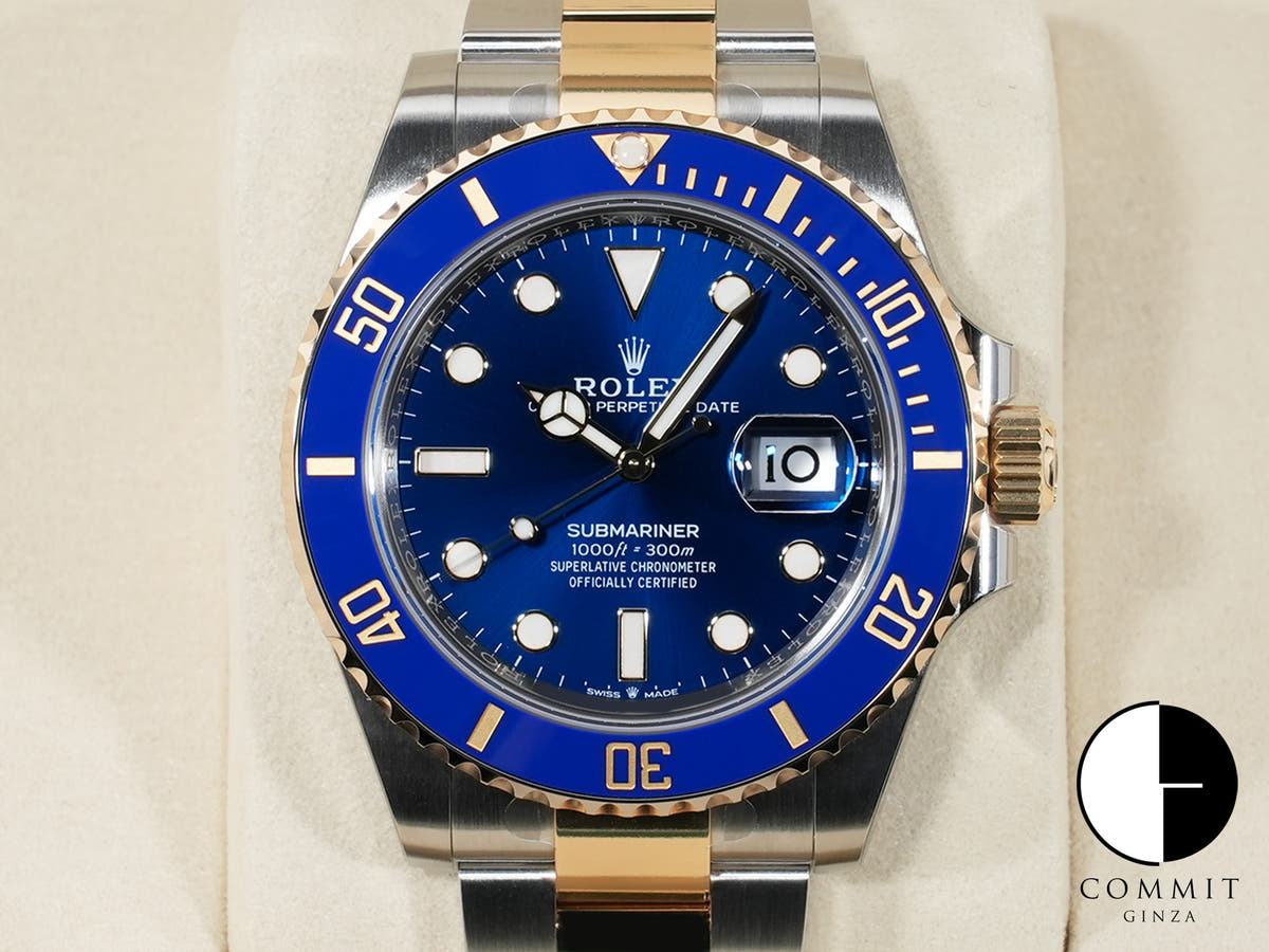 ロレックス サブマリーナー デイト Ref.126613LB ステンレススチール/イエローゴールド ブルー文字盤