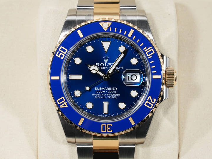 ロレックス サブマリーナー デイト Ref.126613LB ステンレススチール/イエローゴールド ブルー文字盤