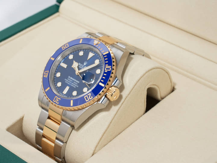 ロレックス サブマリーナー デイト Ref.126613LB ステンレススチール/イエローゴールド ブルー文字盤