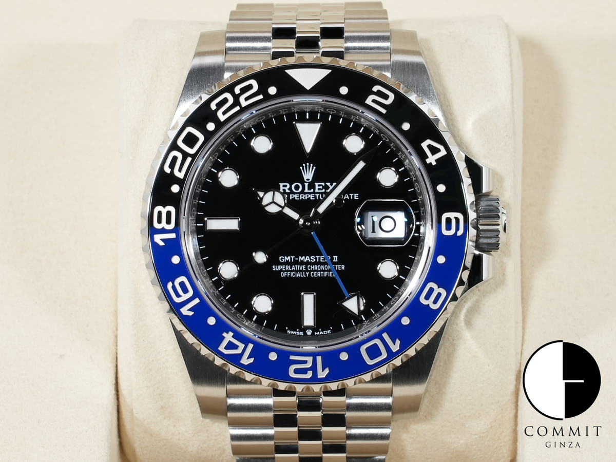 ロレックス GMTマスターII Ref.126710BLNR ステンレススチール ブラック文字盤 ジュビリーブレスレット