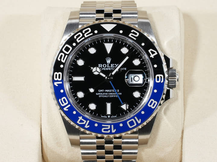 ロレックス GMTマスターII Ref.126710BLNR ステンレススチール ブラック文字盤 ジュビリーブレスレット