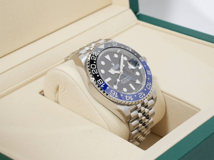 ロレックス GMTマスターII Ref.126710BLNR ステンレススチール ブラック文字盤 ジュビリーブレスレット