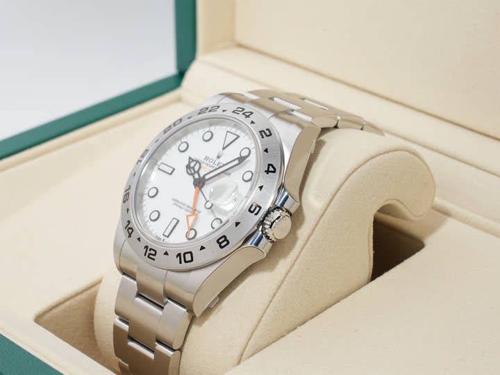 ロレックス エクスプローラーII Ref.226570 ステンレススチール ホワイト文字盤