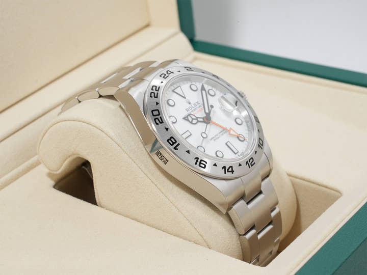 ロレックス エクスプローラーII Ref.226570 ステンレススチール ホワイト文字盤