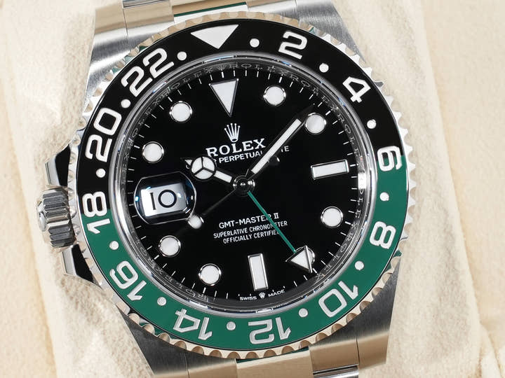 ロレックス GMTマスターII Ref.126720VTNR ステンレススチール ブラック文字盤 オイスターブレスレット
