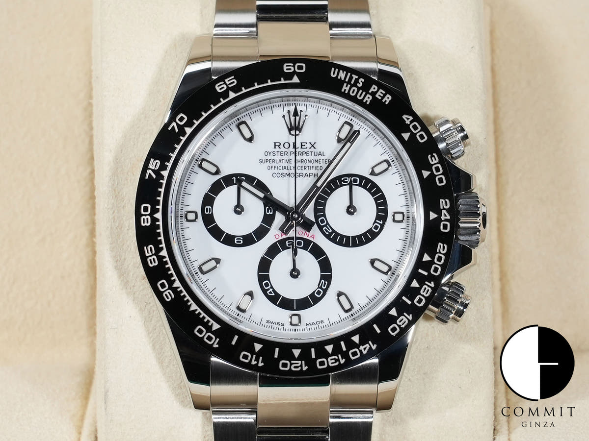 ロレックス デイトナ Ref.116500LN ステンレススチール ホワイト文字盤