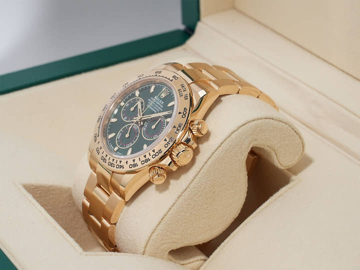 ロレックス デイトナ Ref.116508 イエローゴールド グリーン文字盤