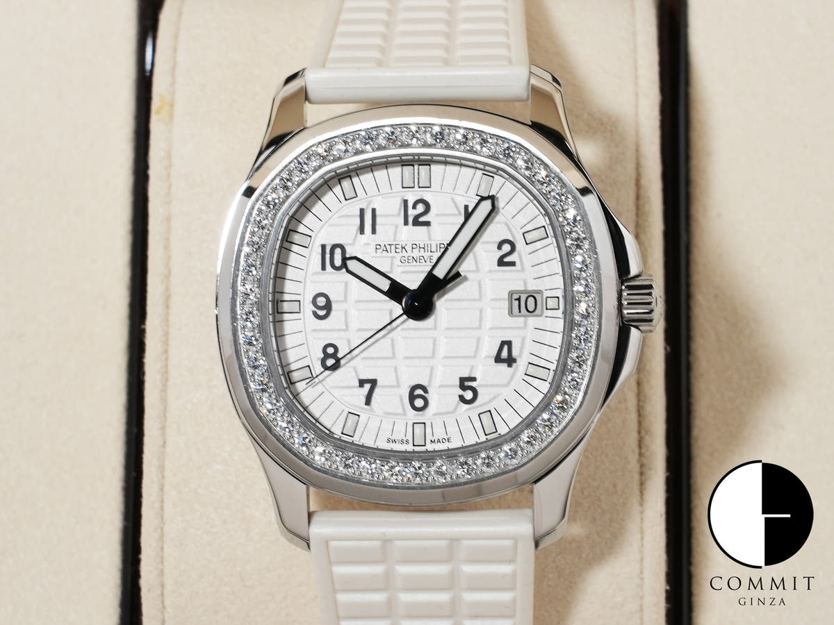 パテックフィリップ アクアノート ルーチェ Ref.5067A-024 ステンレススチール グリッターホワイト文字盤