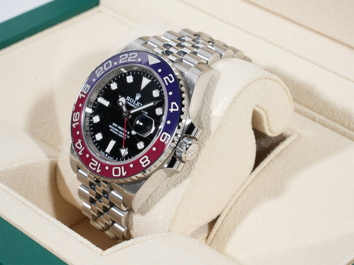 ロレックス GMTマスターII Ref.126710BLRO ステンレススチール ブラック文字盤 ジュビリーブレスレット