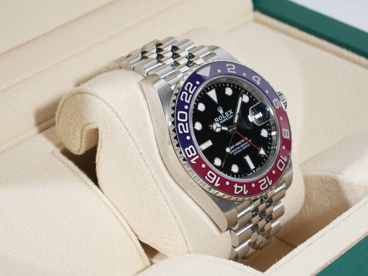 ロレックス GMTマスターII Ref.126710BLRO ステンレススチール ブラック文字盤 ジュビリーブレスレット