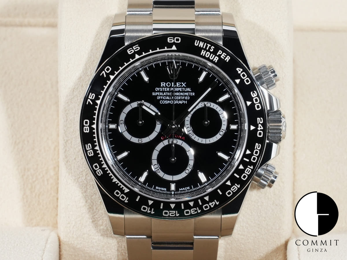 ロレックス デイトナ Ref.126500LN ステンレススチール ブラック文字盤
