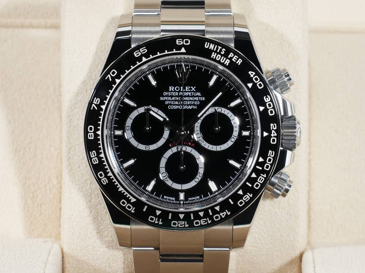 ロレックス デイトナ Ref.126500LN ステンレススチール ブラック文字盤