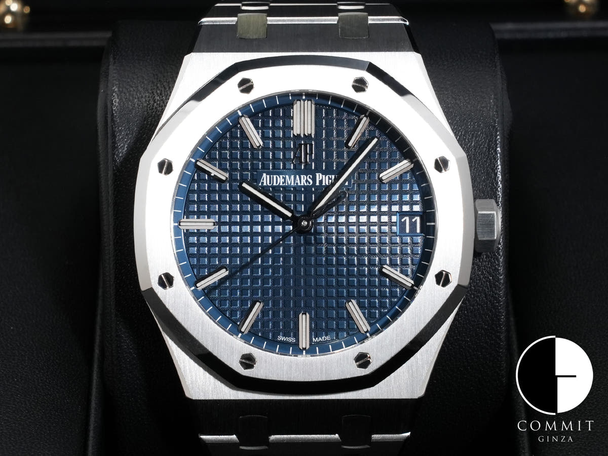 オーデマピゲ ロイヤルオーク Ref.15500ST.OO.1220ST.01 ステンレススチール ブルー文字盤