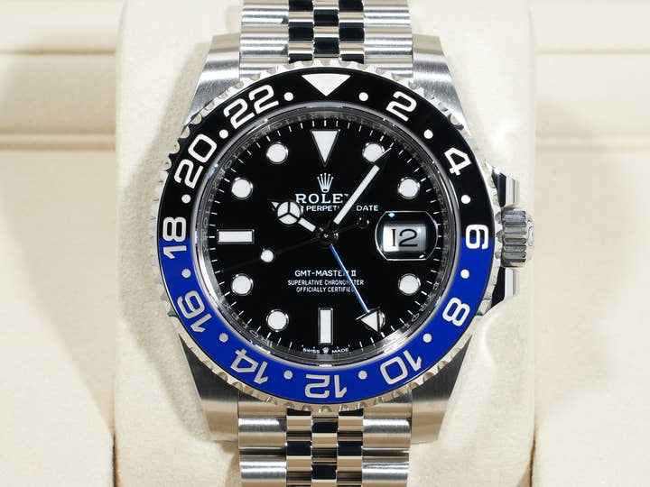 ロレックス GMTマスターII Ref.126710BLNR ステンレススチール ブラック文字盤 ジュビリーブレスレット
