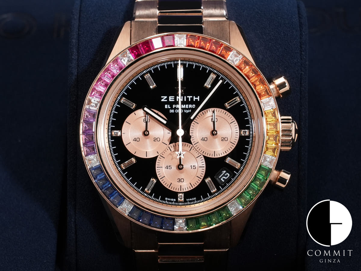 Zenith Chronomaster Sport Yoshida Special Ref. 22.3103.3600/21.M3100 Rose Gold Black Lacquer Dial, Excellent Condition 8dn4u9kr