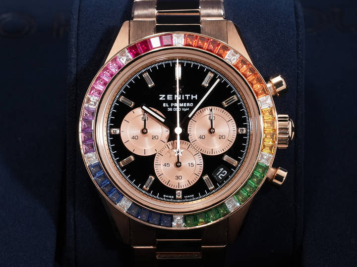 Zenith Chronomaster Sport Yoshida Special Ref. 22.3103.3600/21.M3100 Rose Gold Black Lacquer Dial, Excellent Condition 8dn4u9kr