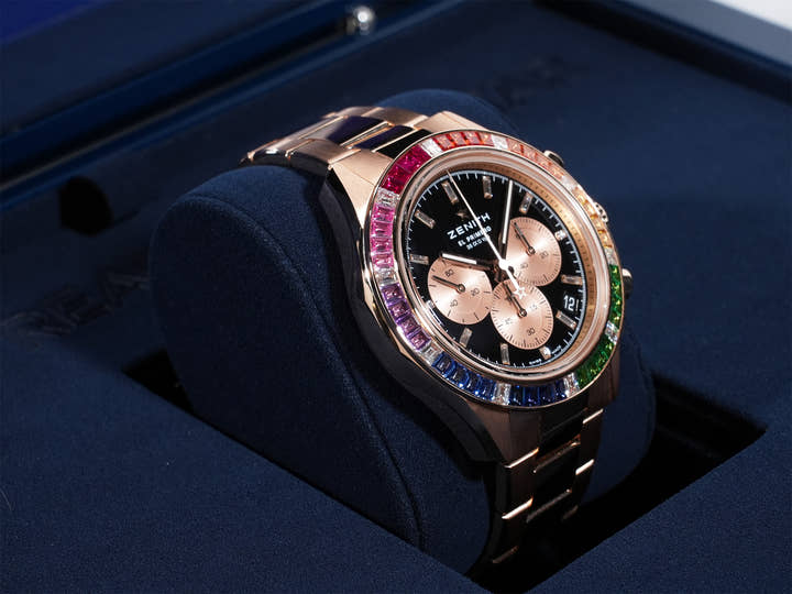 Zenith Chronomaster Sport Yoshida Special Ref. 22.3103.3600/21.M3100 Rose Gold Black Lacquer Dial, Excellent Condition 8dn4u9kr