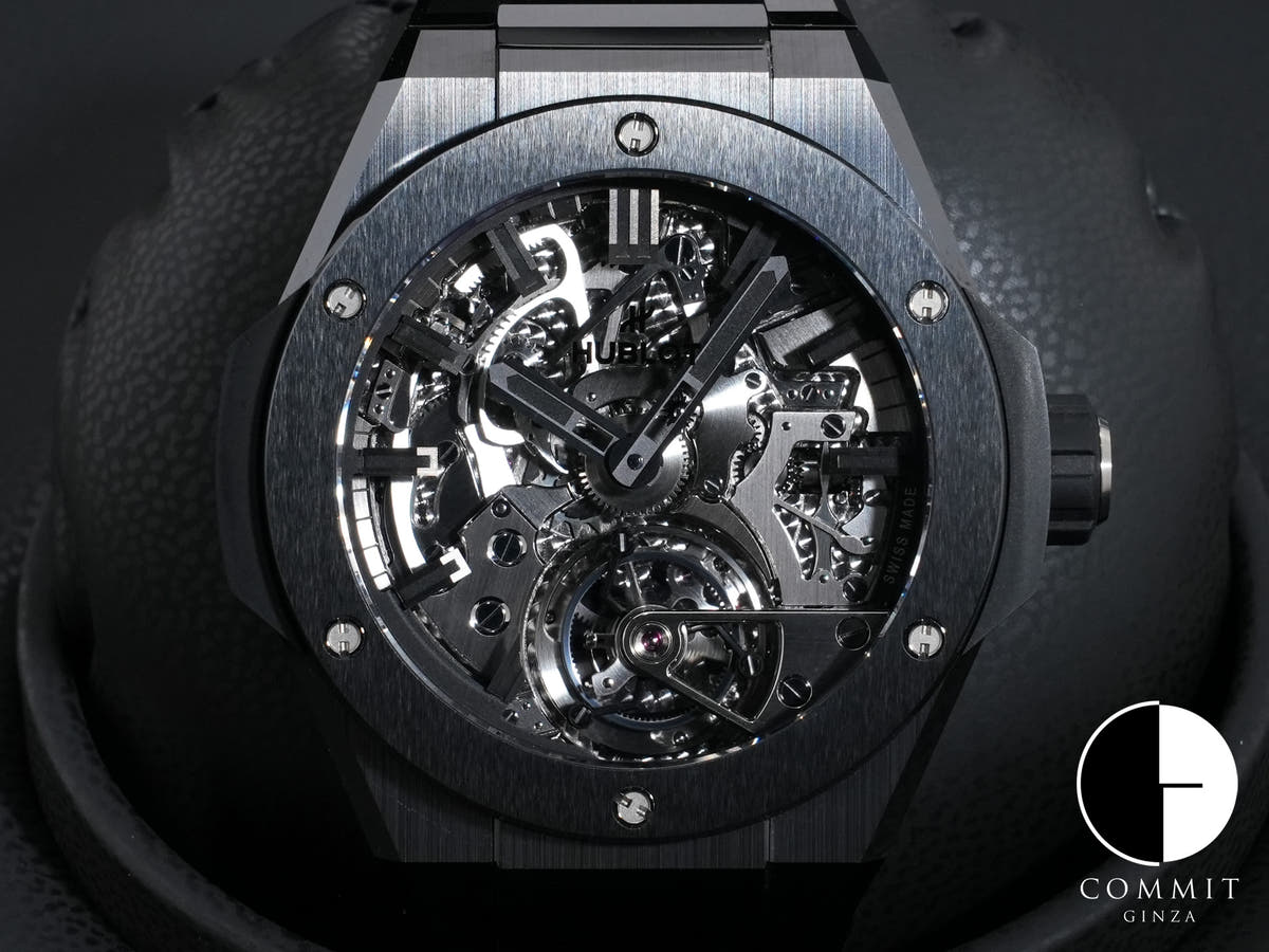 Hublot Big Bang Integrated Cathedral Minute Repeater Tourbillon Black Ceramic Ref.458.CX.1170.CX.YOS Skeleton Dial Unused 6suh8w22