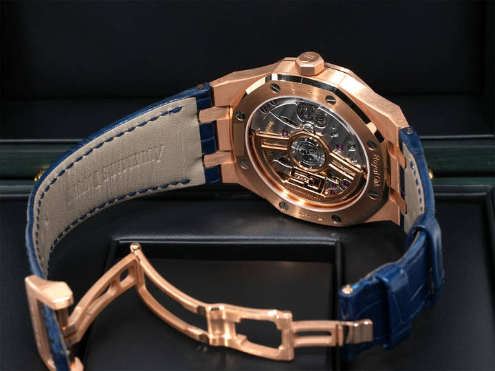 オーデマピゲ ロイヤルオーク Ref.15510OR.OO.D315CR.01 ピンクゴールド ナイトブルー文字盤