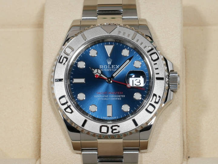 ロレックス ヨットマスター40 Ref.116622 ステンレススチール/プラチナ ブルー文字盤