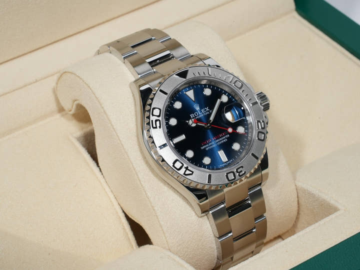 ロレックス ヨットマスター40 Ref.116622 ステンレススチール/プラチナ ブルー文字盤