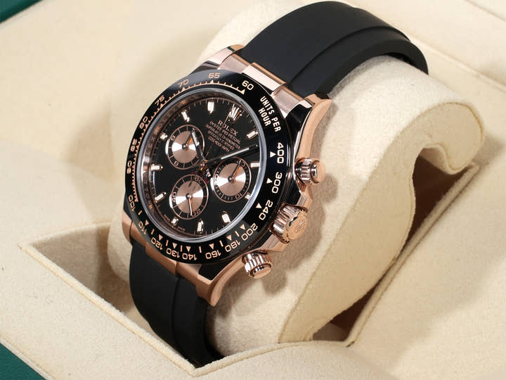 ロレックス デイトナ Ref.116515LN エバーローズゴールド ブラックxピンク文字盤