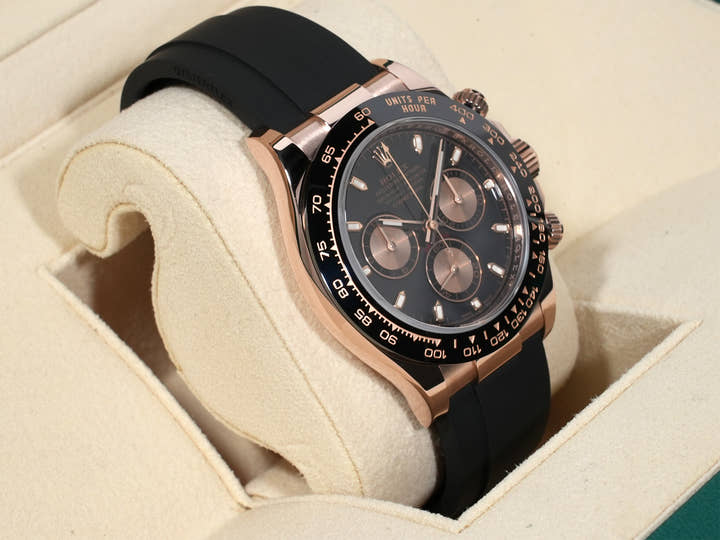 ロレックス デイトナ Ref.116515LN エバーローズゴールド ブラックxピンク文字盤
