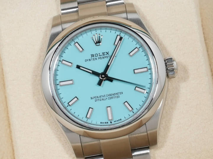 ロレックス オイスターパーペチュアル31 Ref.277200 ステンレススチール ターコイズ文字盤
