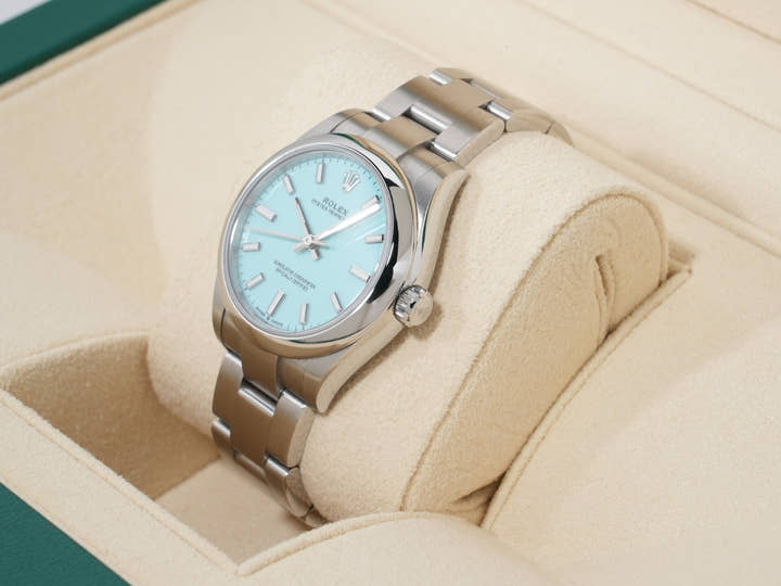 ロレックス オイスターパーペチュアル31 Ref.277200 ステンレススチール ターコイズ文字盤