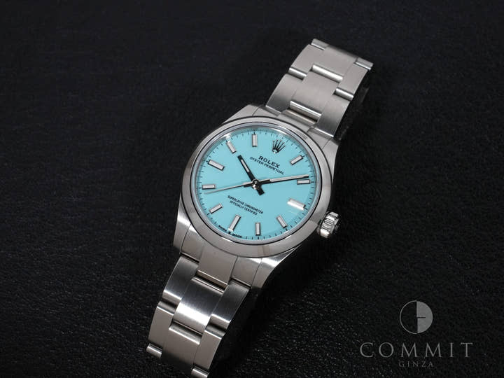 ロレックス オイスターパーペチュアル31 Ref.277200 ステンレススチール ターコイズ文字盤