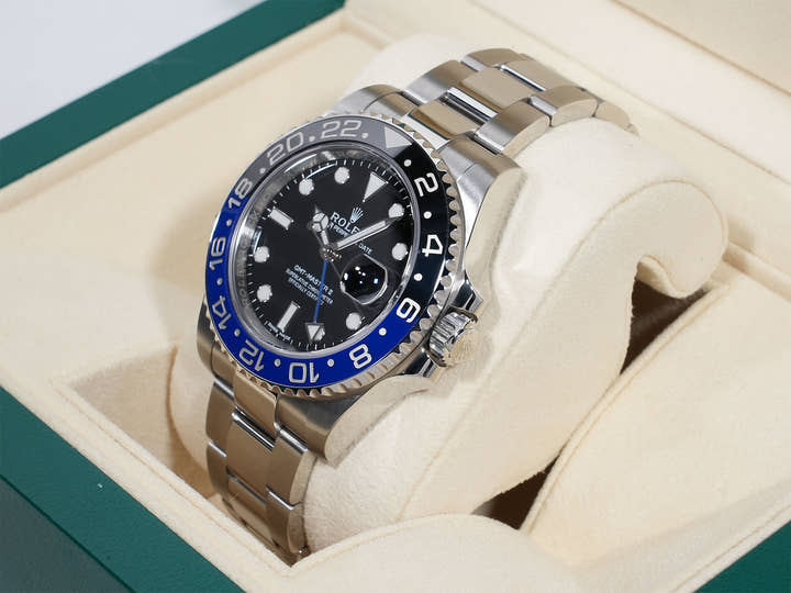 ロレックス GMTマスターII Ref.116710BLNR ステンレススチール ブラック文字盤 オイスターブレスレット
