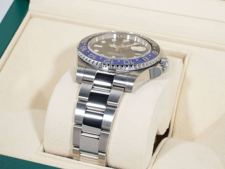 ロレックス GMTマスターII Ref.116710BLNR ステンレススチール ブラック文字盤 オイスターブレスレット