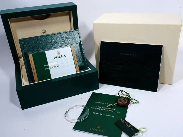 ロレックス GMTマスターII Ref.116710BLNR ステンレススチール ブラック文字盤 オイスターブレスレット