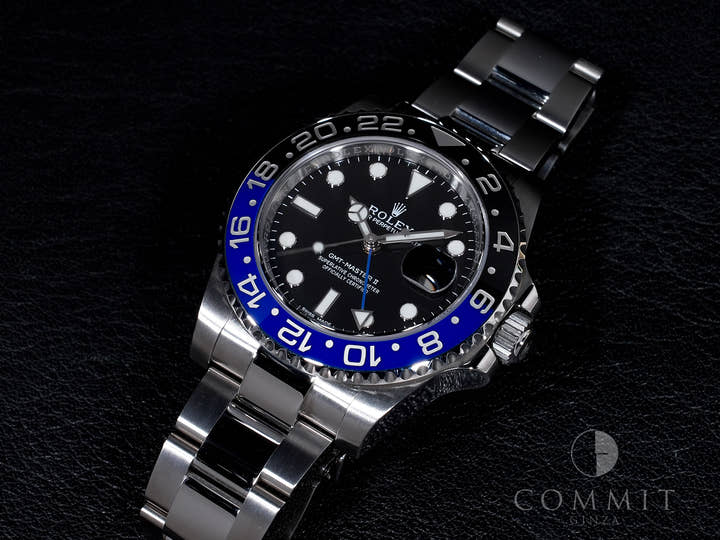 ロレックス GMTマスターII Ref.116710BLNR ステンレススチール ブラック文字盤 オイスターブレスレット