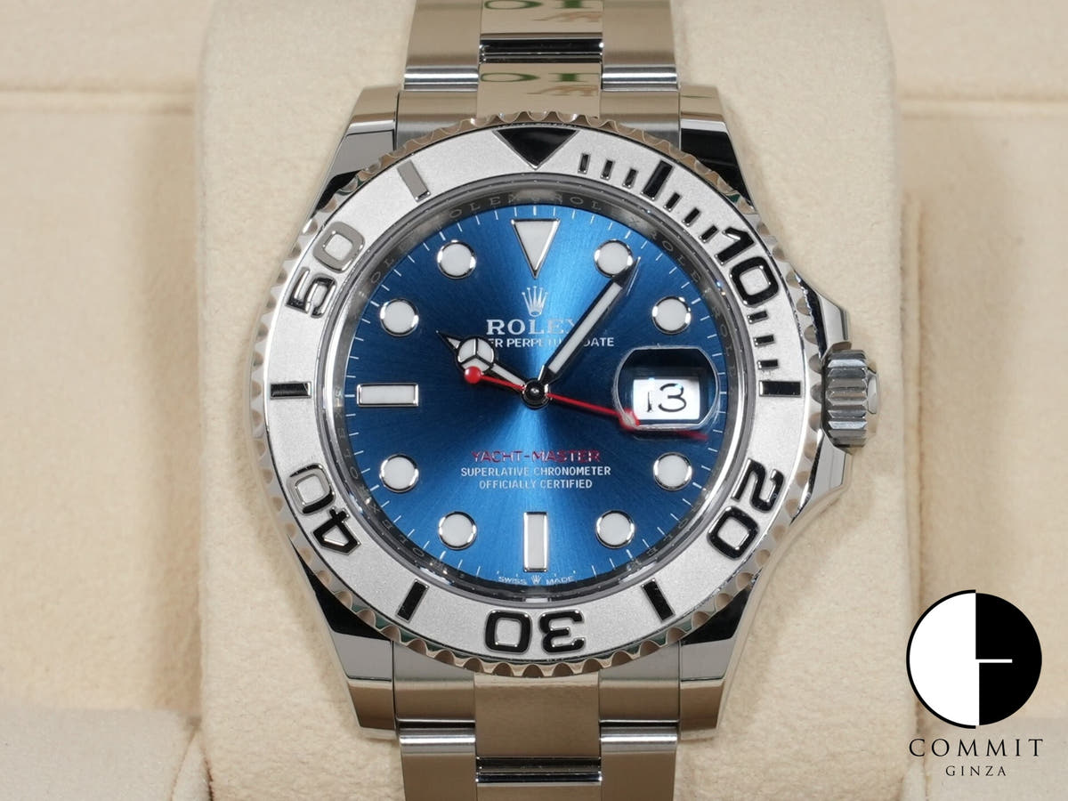 ロレックス ヨットマスター40 Ref.126622 ステンレススチール/プラチナ ブライトブルー文字盤