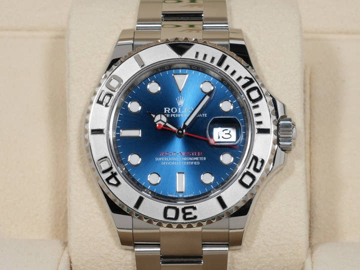 ロレックス ヨットマスター40 Ref.126622 ステンレススチール/プラチナ ブライトブルー文字盤