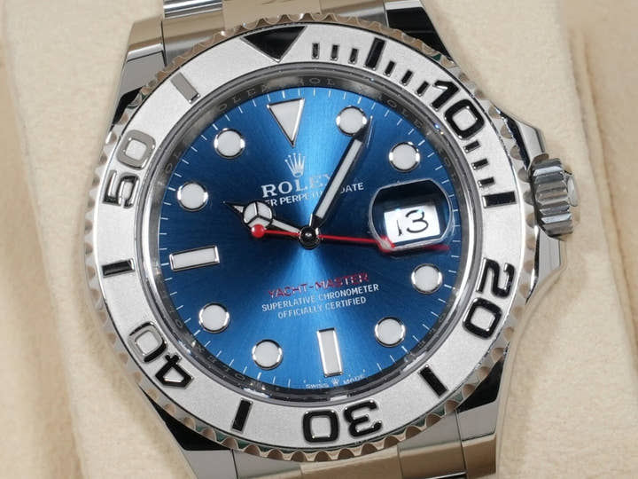 ロレックス ヨットマスター40 Ref.126622 ステンレススチール/プラチナ ブライトブルー文字盤