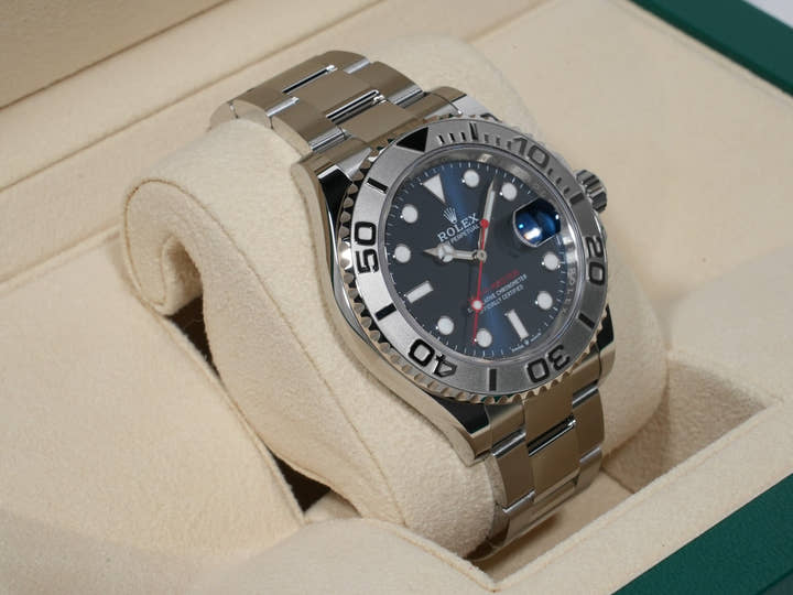 ロレックス ヨットマスター40 Ref.126622 ステンレススチール/プラチナ ブライトブルー文字盤