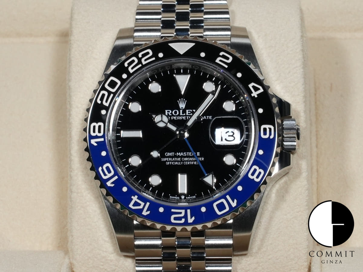 ロレックス GMTマスターII Ref.126710BLNR ステンレススチール ブラック文字盤 ジュビリーブレスレット