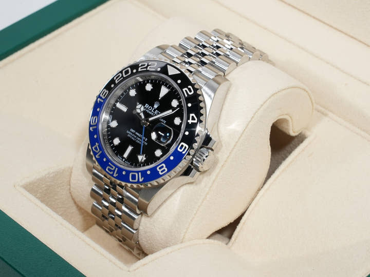 ロレックス GMTマスターII Ref.126710BLNR ステンレススチール ブラック文字盤 ジュビリーブレスレット
