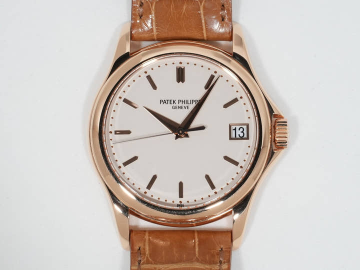 パテックフィリップ カラトラバ Ref.5127R-001 ローズゴールド シルバー文字盤 中古 w8rqzdok
