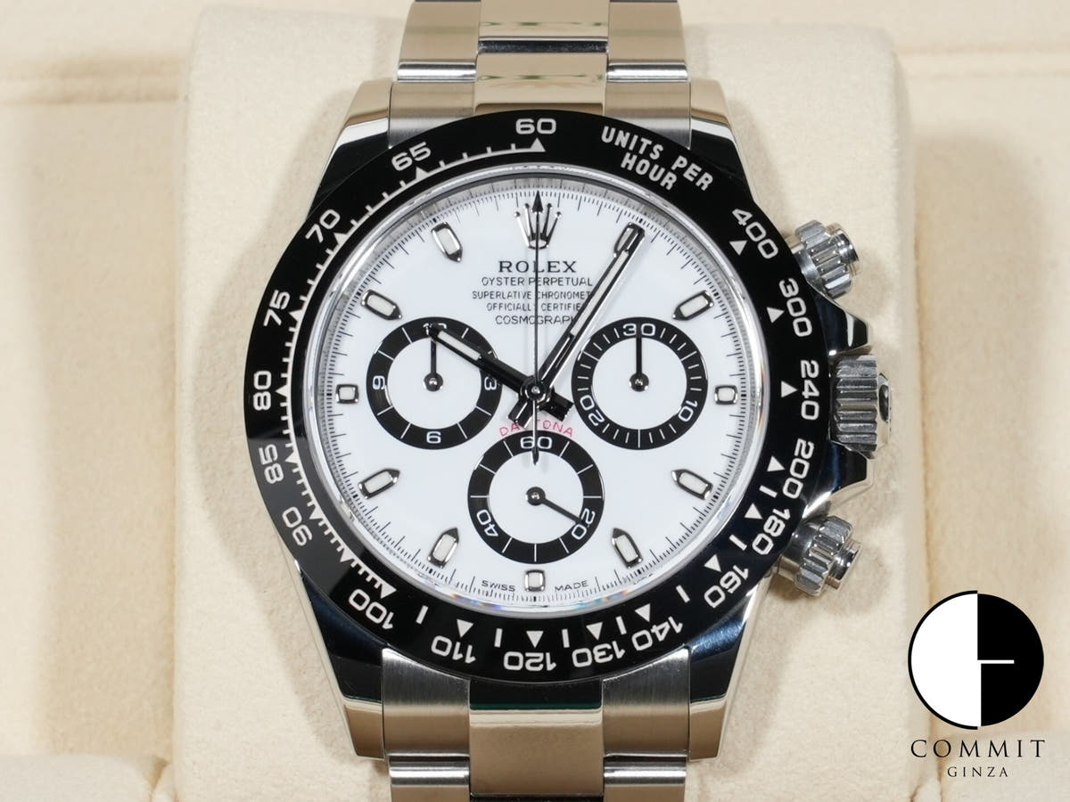 ロレックス デイトナ Ref.116500LN ステンレススチール ホワイト文字盤
