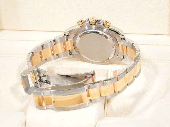 ロレックス デイトナ Ref.126503G ステンレススチール/イエローゴールド ブラックxゴールデンx8Pダイヤ文字盤