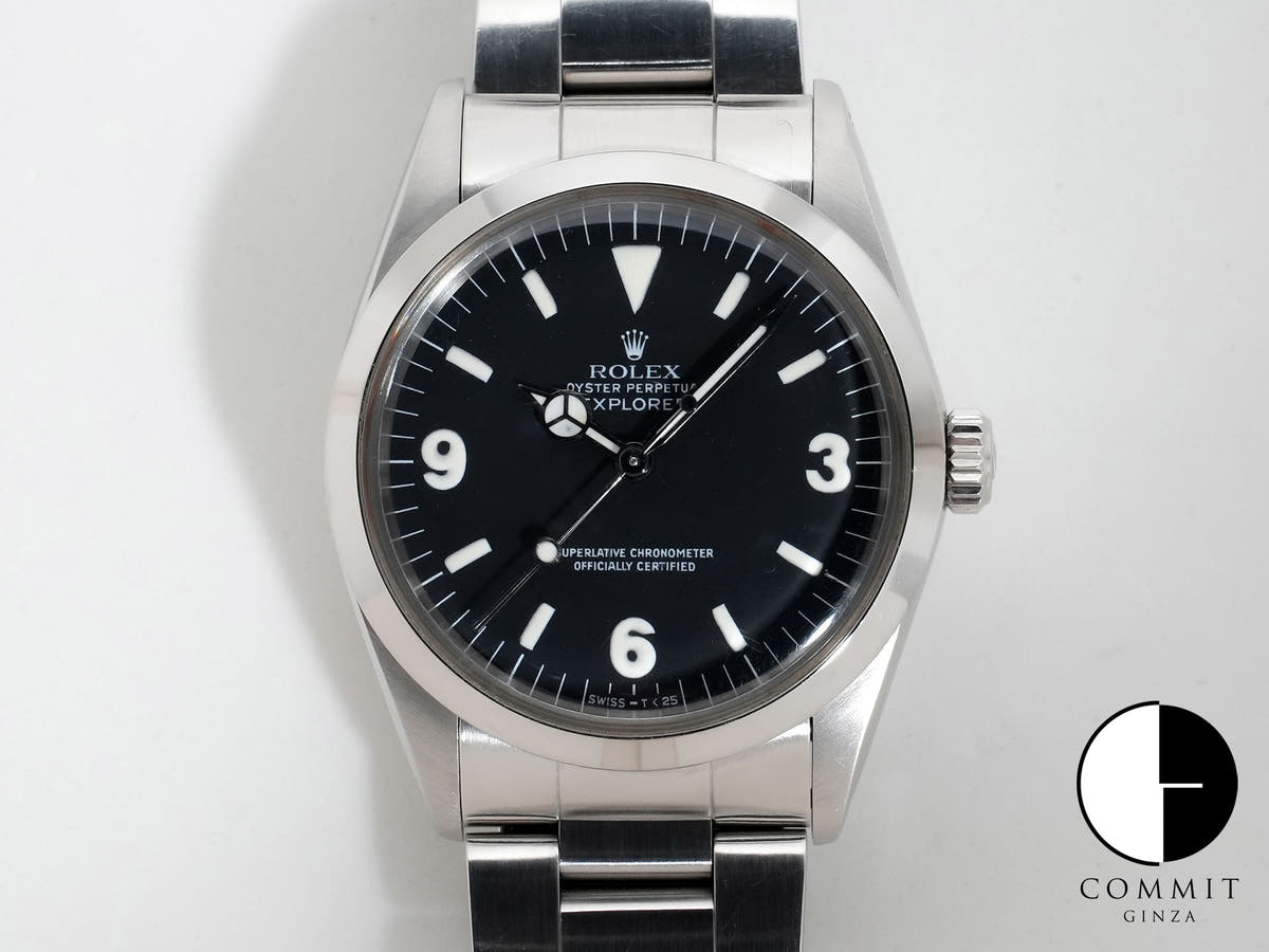 ロレックス エクスプローラーI Ref.1016 ステンレススチール ブラック文字盤 中古 ccb5tgc6